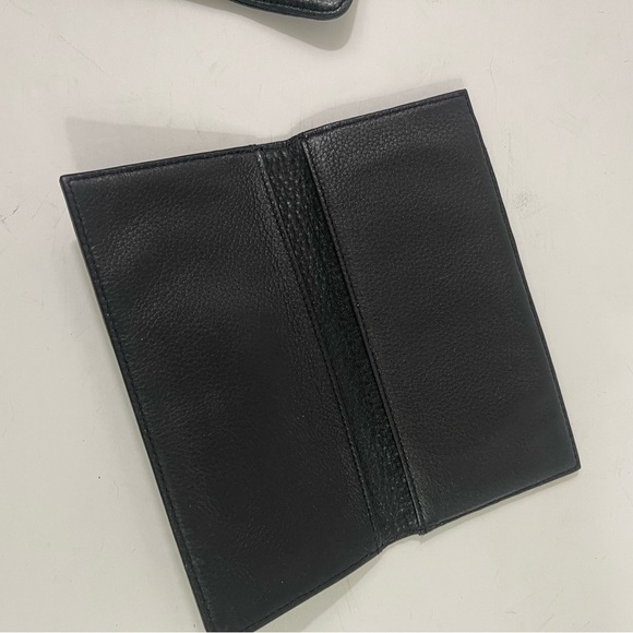 Tory Burch Black Leather Amanda Flap Continental Wallet - Picture 9 of 11